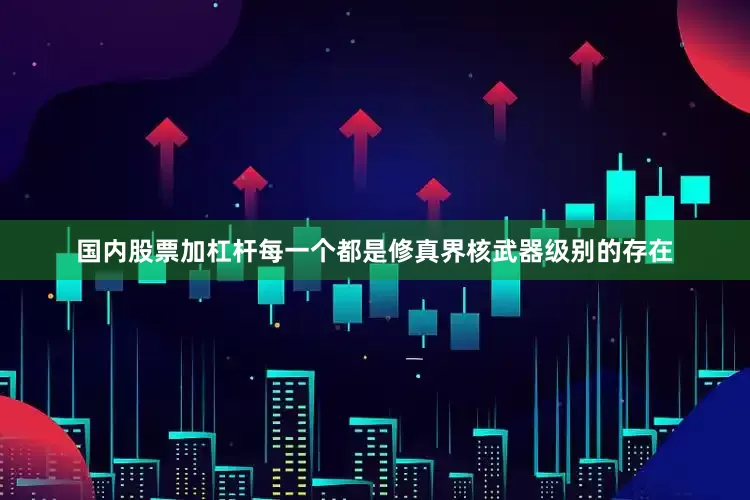 国内股票加杠杆每一个都是修真界核武器级别的存在