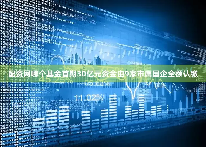 配资网哪个基金首期30亿元资金由9家市属国企全额认缴